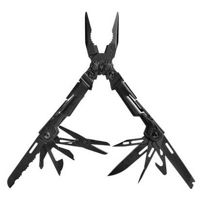 SOG POWERPINT - BLACK Multitool With All Tools Out