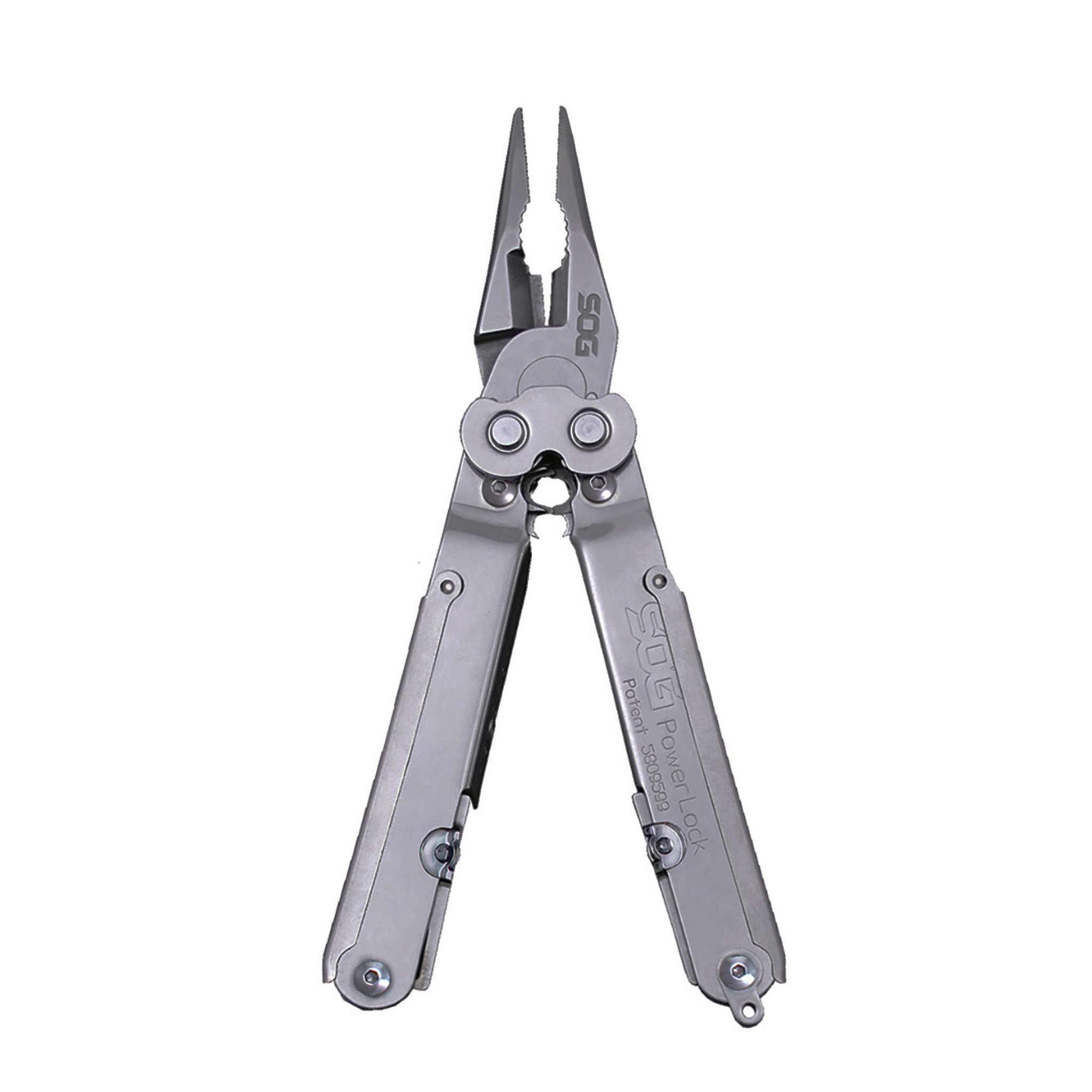 SOG PowerLock Satin Multitool – Hang Free®