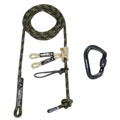 8mm Predator Lineman's Belt in Predator Camo With Carabiner