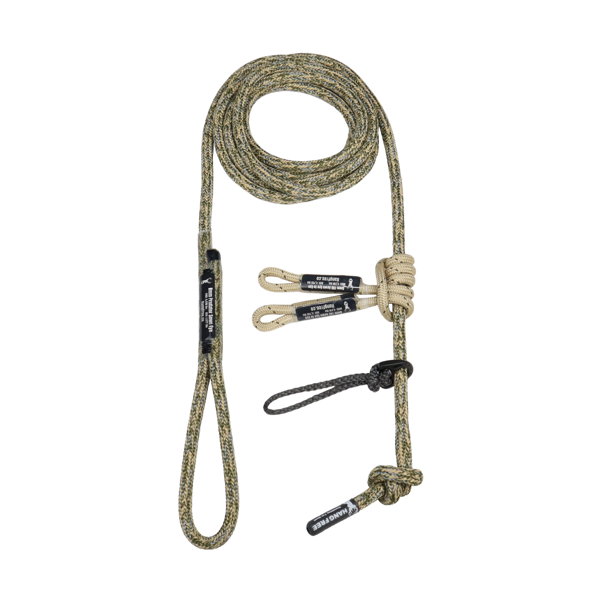 8mm Predator™ Sewn Tree Tether & Lineman's Belts – Hang Free®