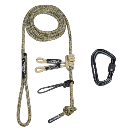 8mm Predator Tether in Desert Camo With Carabiner