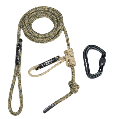 Sewn Predator Tether in Desert Camo With Carabiner