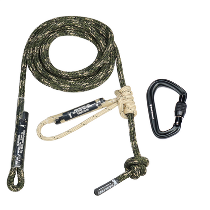 Sewn Predator Lineman's Belt in Predator Camo With Carabiner