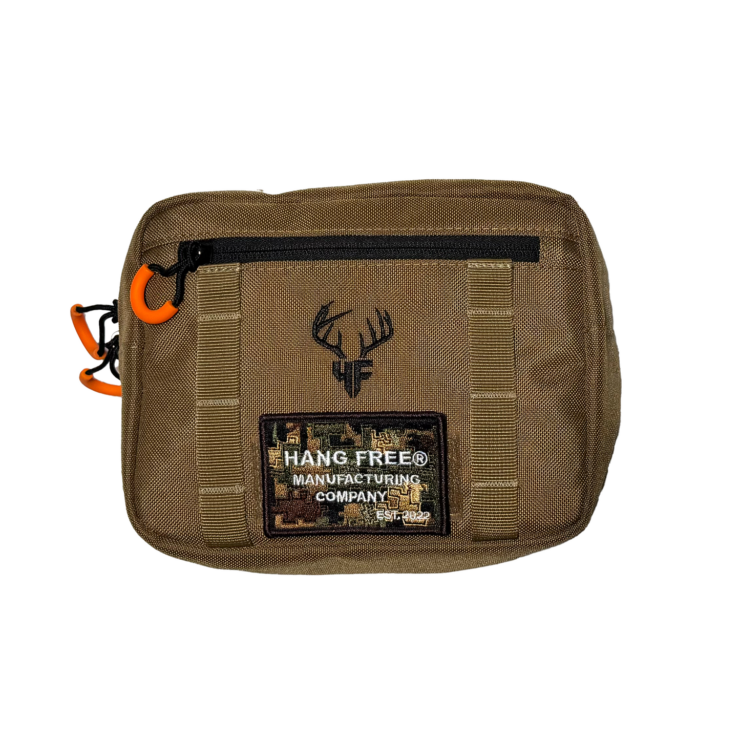 'SideKick' Saddle Bag With Hang Free Camo Patch Attached.