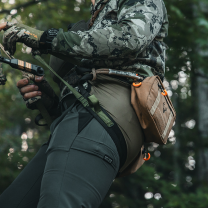'SideKick' Saddle Bag In Use On Saddle In Tree