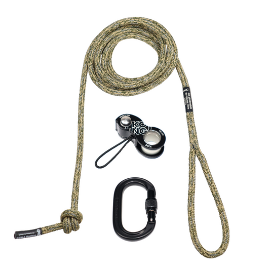 Spliced Deluxe Tree Tether in Desert Camo with Carabiner