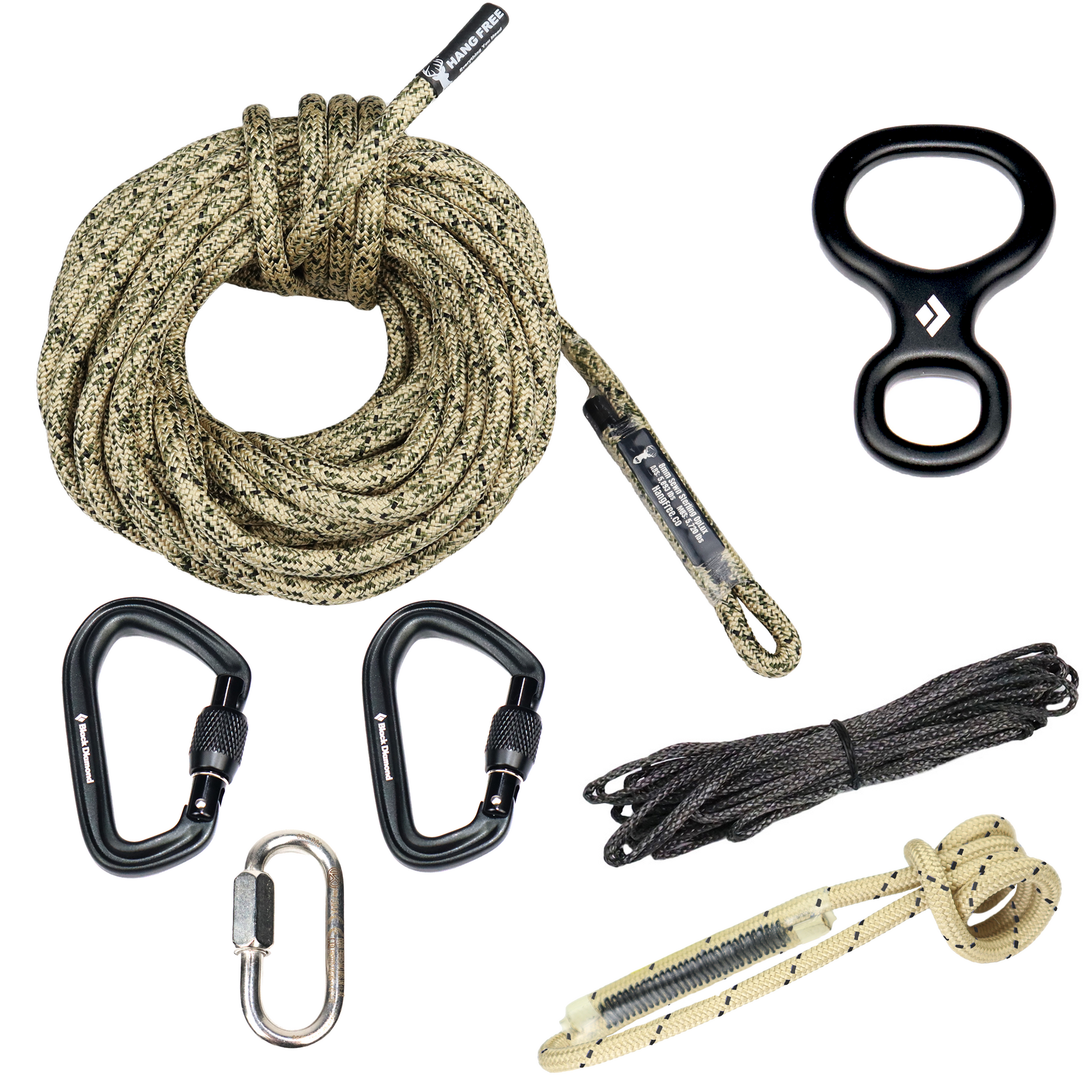 8mm OpLux Standard One Stick/Rappel Saddle Hunting Kit – Hang Free™