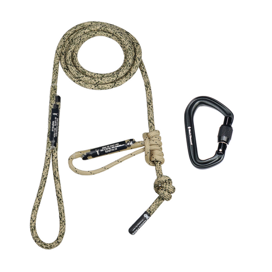 Sewn 8mm OpLux Tree Tether & Lineman's Belts with carabiner