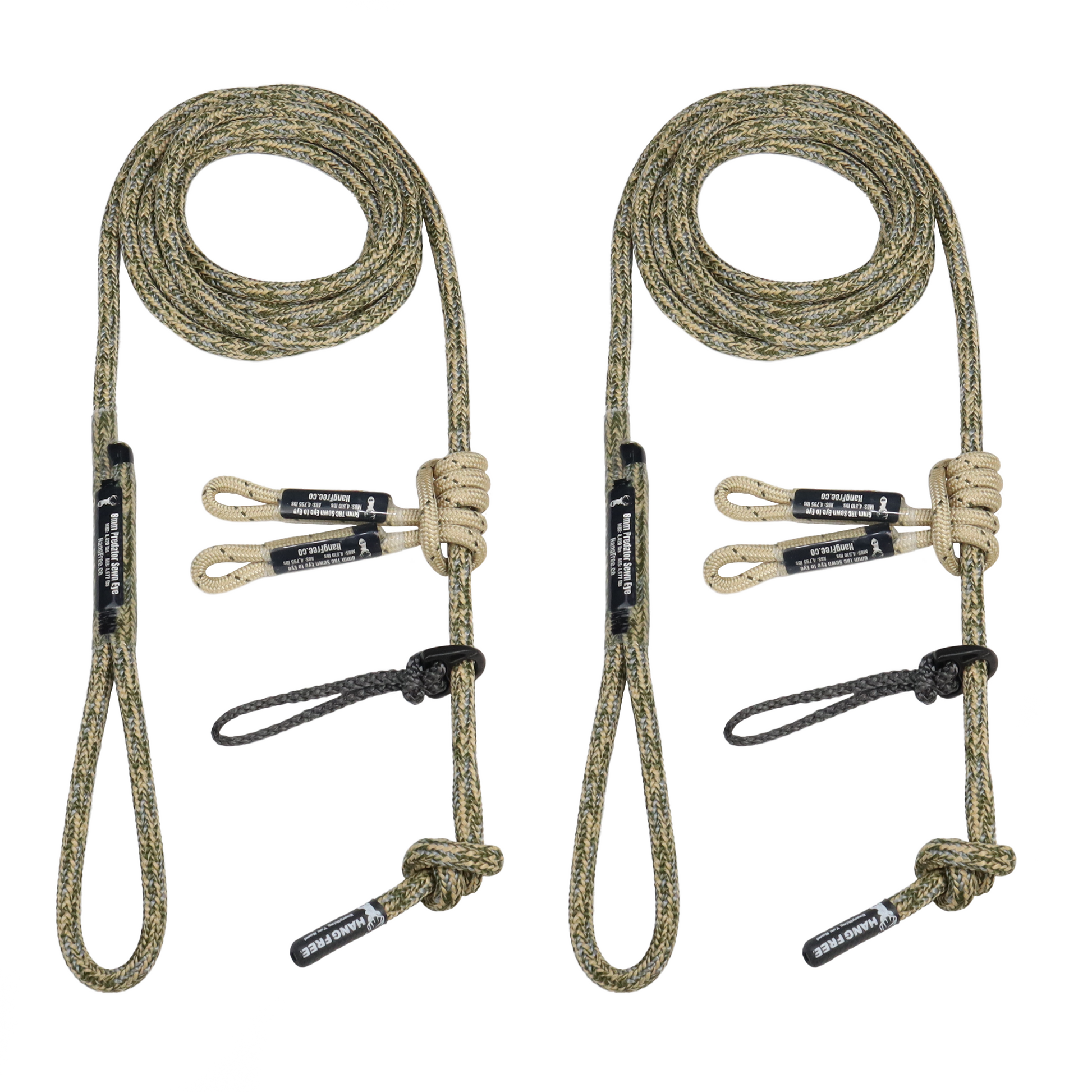 8mm Predator Rope Tether & Lineman's Package in Desert Camo