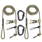 8mm Predator Rope Tether & Lineman's Package in Desert Camo with Carabiners
