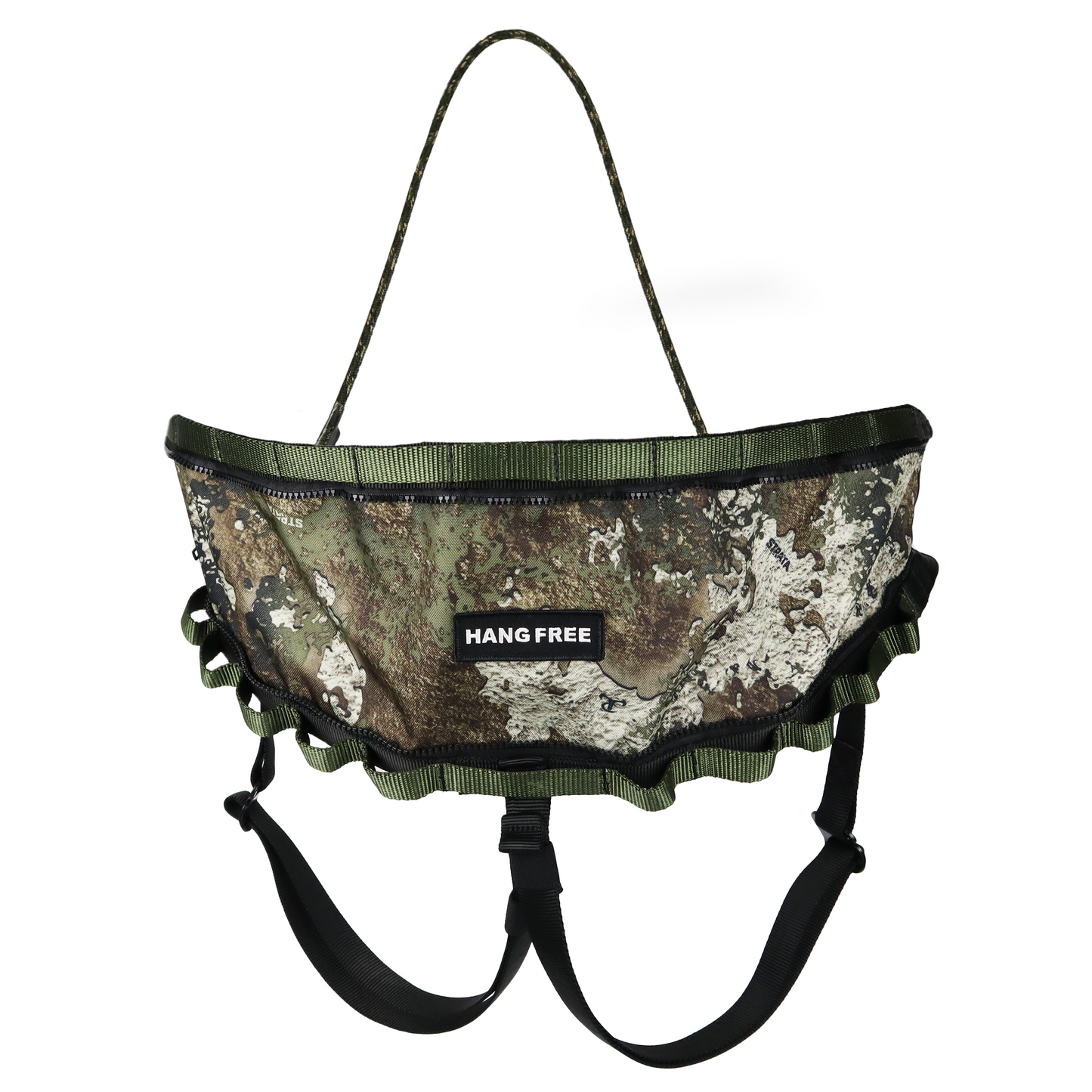 Strata Camo 'Tree Stand' Saddle Front