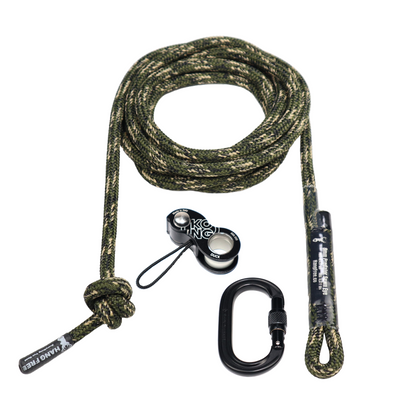 Sewn Deluxe Lineman's Belt in Predator Camo with Carabiner