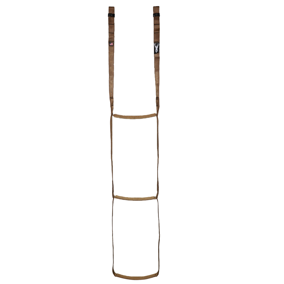 3-Step Climbing Stick Aider With Durable Carabiners, Webbing 3-Step Climbing Stick Aider With Durable Carabiners, Webbing