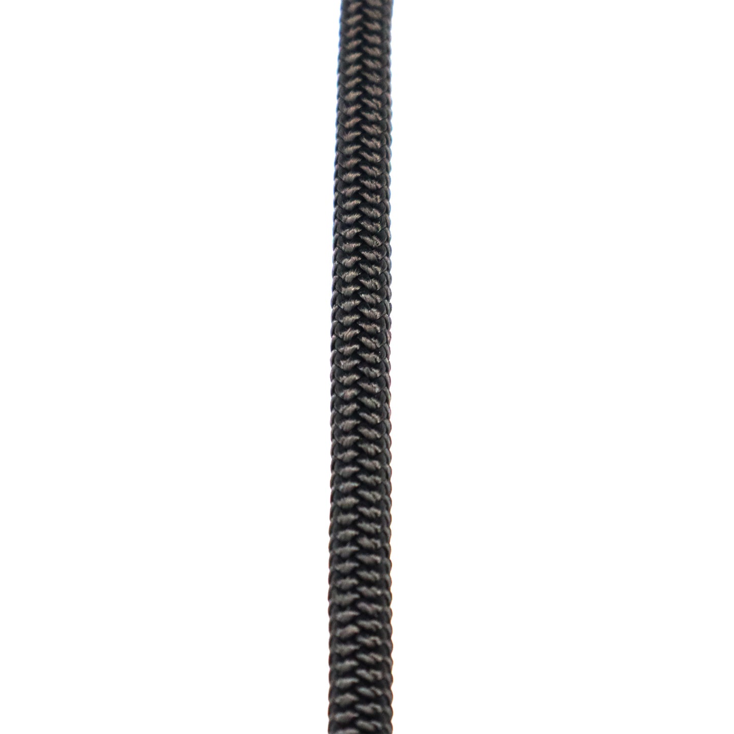 6mm Black Sterling Accessory Cord Close Up