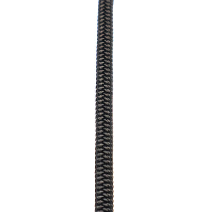 6mm Black Sterling Accessory Cord Close Up