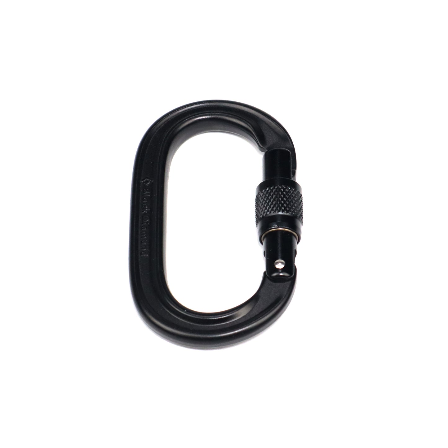 Black Oval KeyLock Screwgate Carabiner