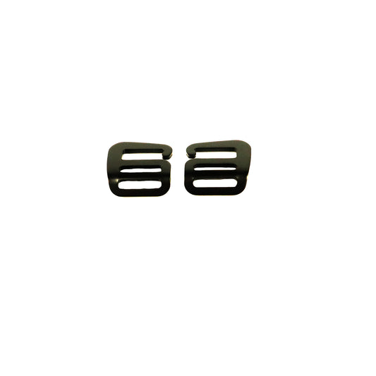 Two Black G-Hook Buckles