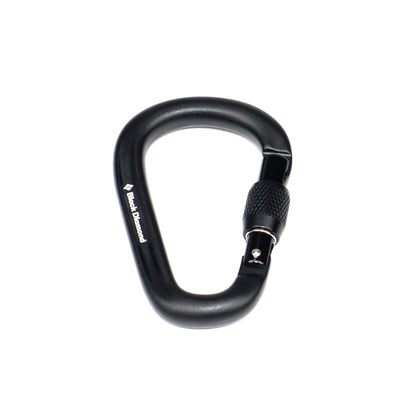 Black PearLock Screwgate Carabiner