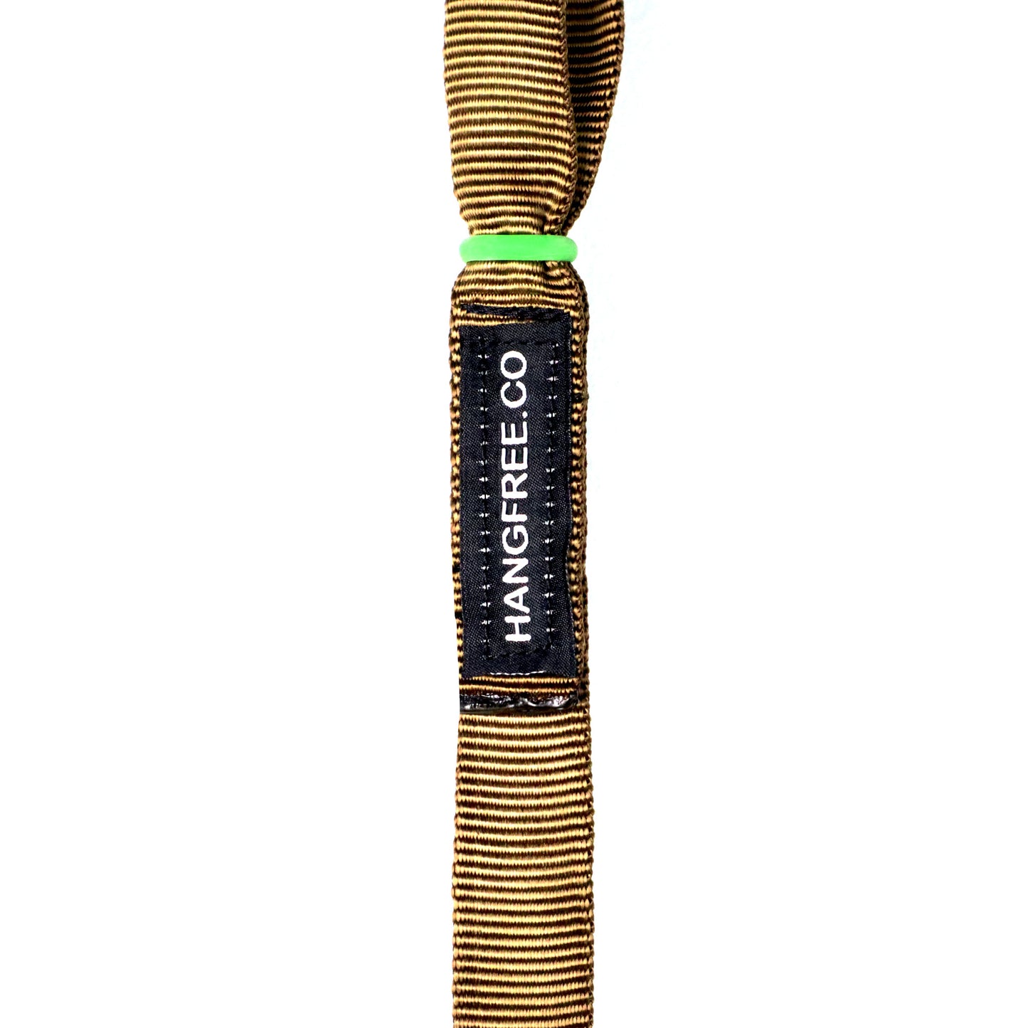 Double Step Sewn Climbing Stick Aider Green Band