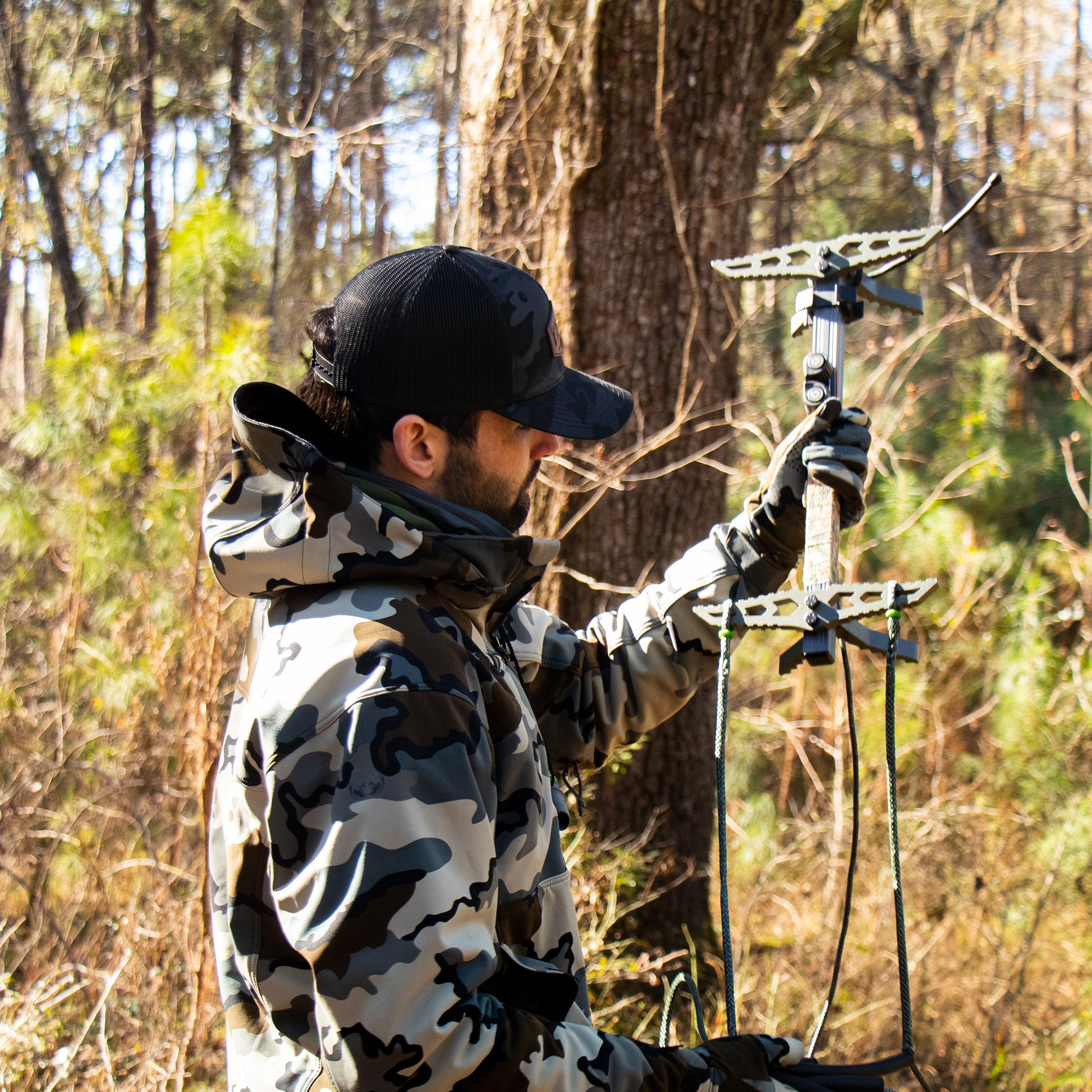 Olive Green 3/16 AmSteel®-Blue Mega Aider On Stick