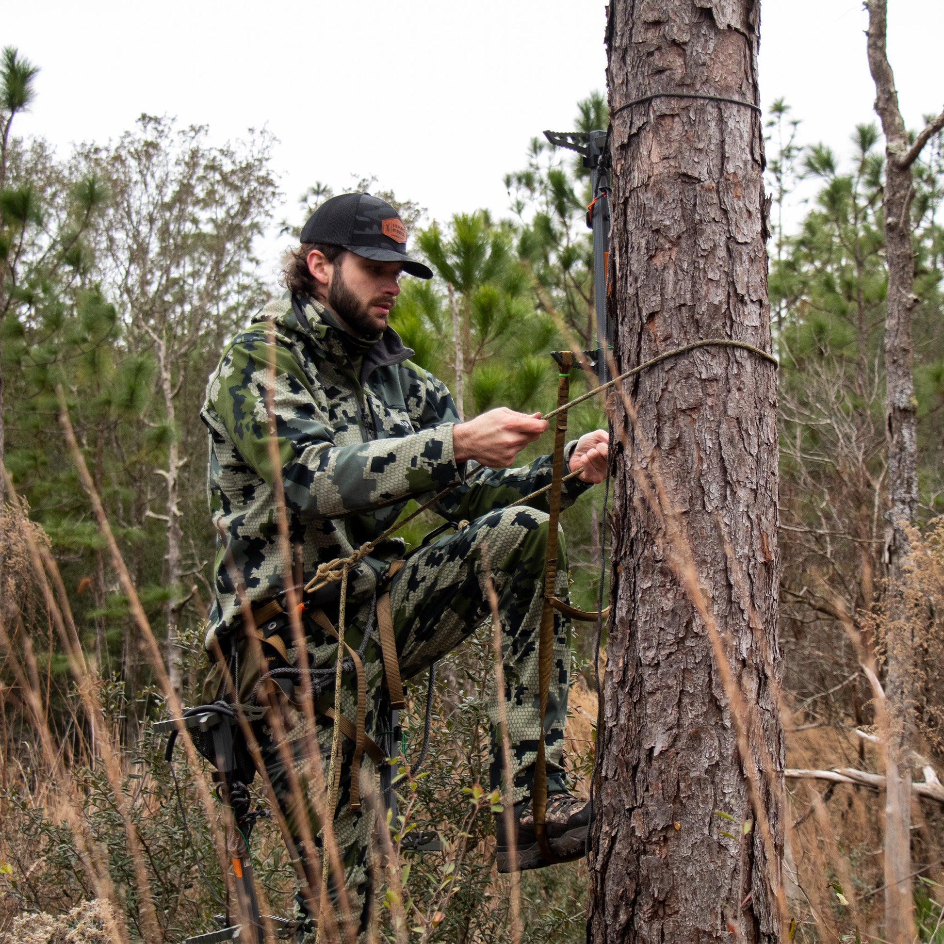 8mm OpLux Tied Lineman's Belt in use